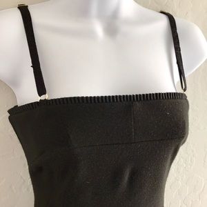 D&G by Dolce & Gabbana Black Knit Cami Dress 38 2